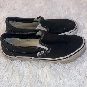Black Slip-on Vans